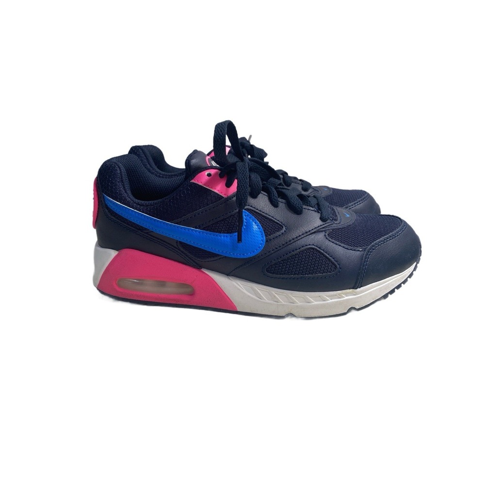 Nike Kids Navy Blue Pink Athletic Sneakers